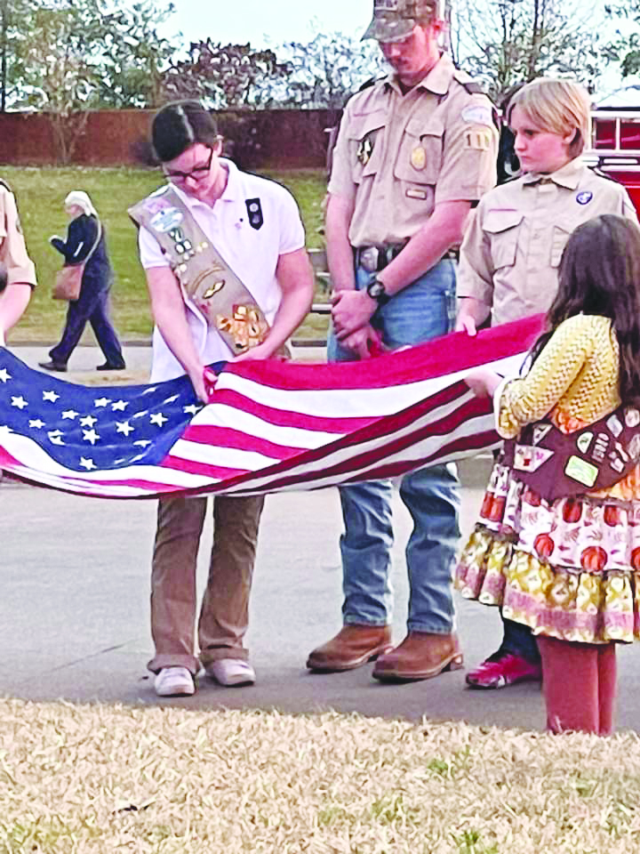 Flag Retirement Ceremony at the Riverfront: Local Scouts Participate in Time Honored Tradition
