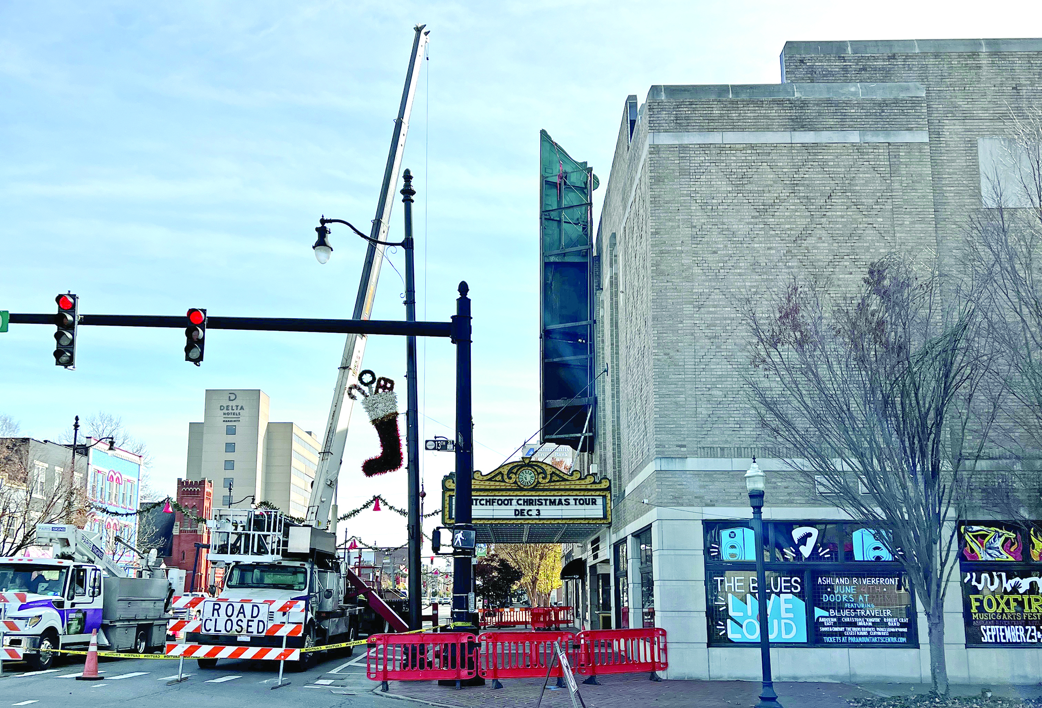 Paramount Arts Center Restores Marquee: Hallmark of Downtown Ashland  Will Continue to Shine Bright