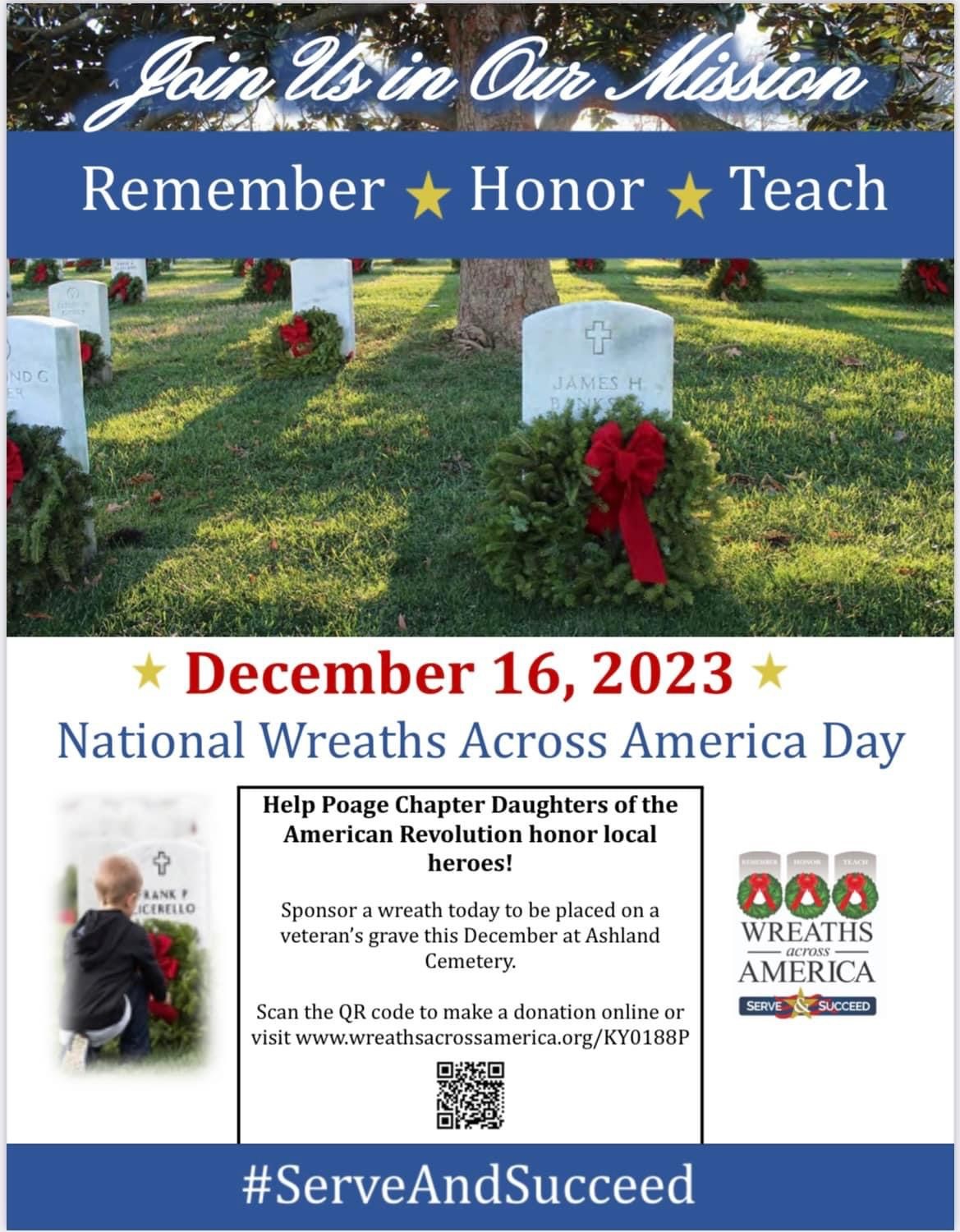 Showing Love for Our Servicemen with Wreaths Across America Event